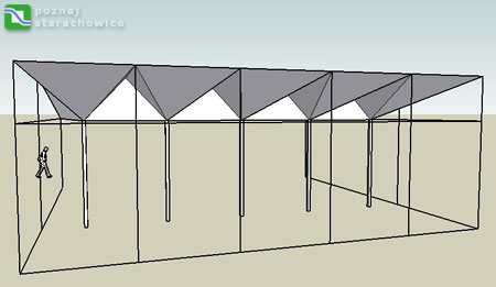 konstrukcja dachu dworca